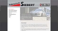 Desktop Screenshot of fahrschule-siebert.de